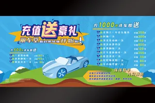 汽车扁平化展板