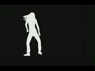 人物剪影舞蹈视频素材图片