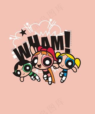 卡通图案 服装印花图片