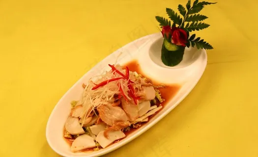 椒油鲜螺片图片