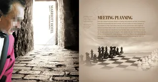 PSD国际象棋背景画册封面素材下载