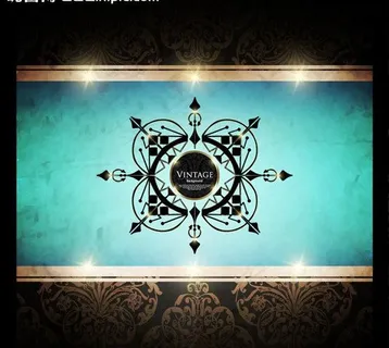 欧式古典花纹背景图片