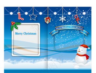 矢量图快乐的圣诞