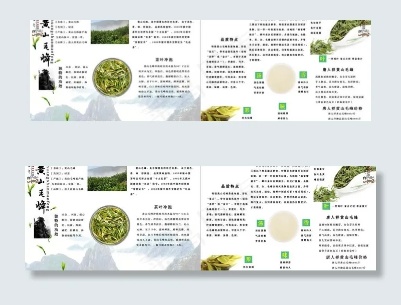 黄山毛峰图片(9690X3425(DPI:300))psd模版下载