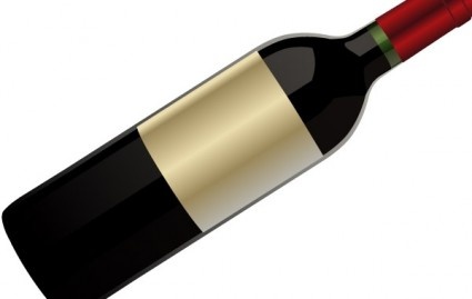 一瓶红葡萄酒