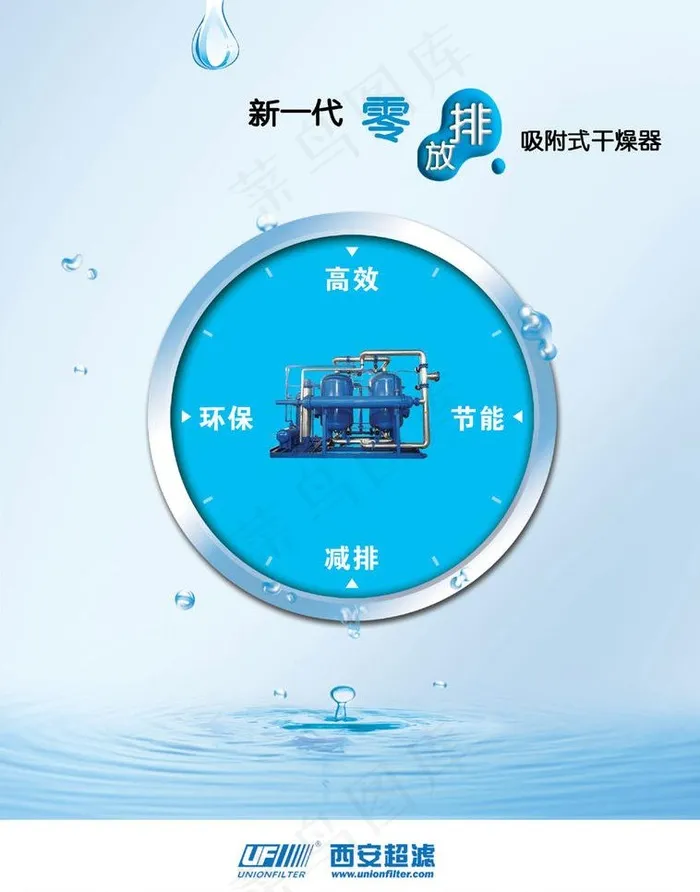广告设计 西安超滤图片psd模版下载