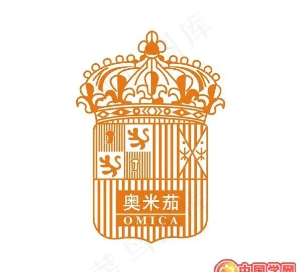 矢量奥米茄陶瓷标志cdr矢量模版下载
