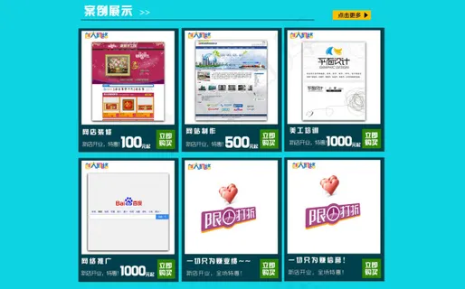 网站案例展示