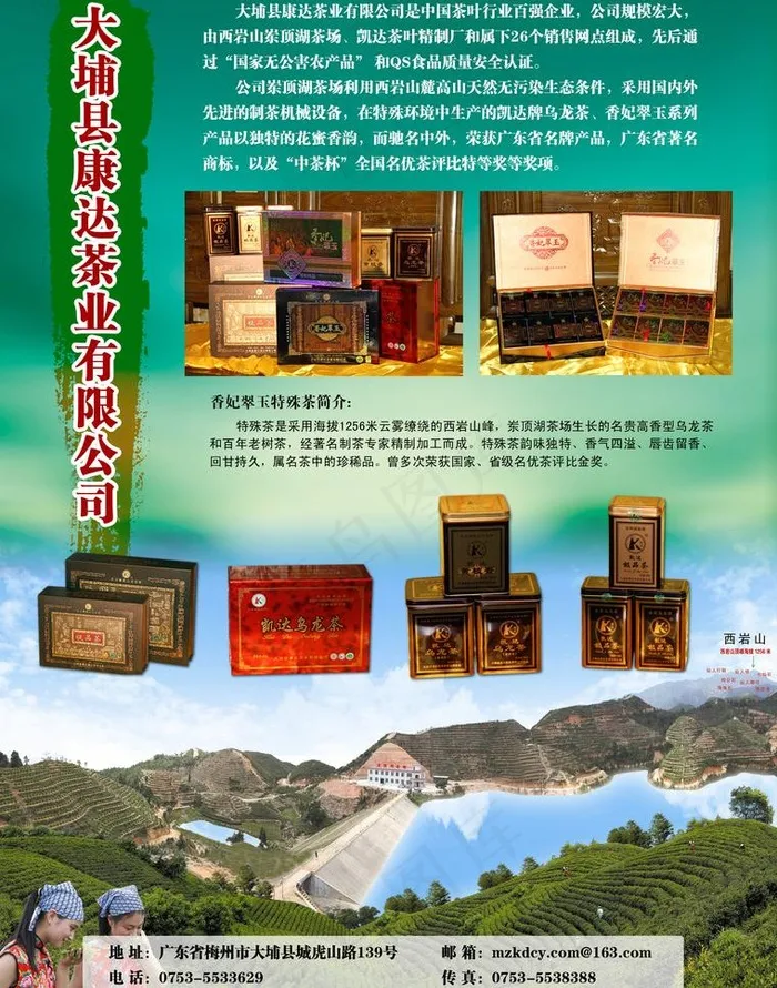 茶业宣传图片(2551X3437(DPI:300))psd模版下载
