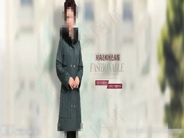 淘宝女装海报模板下psd模版下载