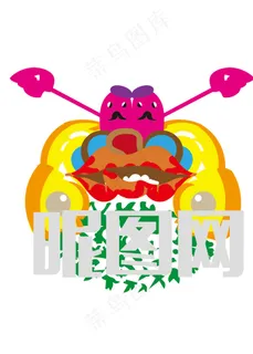 卡通动漫可爱矢量素材图片