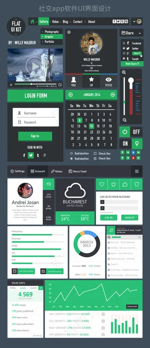 社交app界面设计
