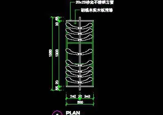 商场装修施工图纸、服装类道具cad...