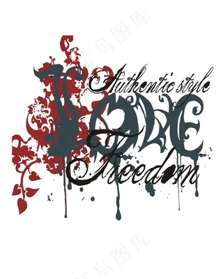 T恤图案设计欧美插画