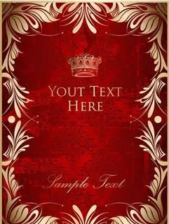 矢量花纹 花边 边框 皇冠 eps...