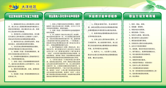 社区宣传栏矢量素材cdr矢量模版下载