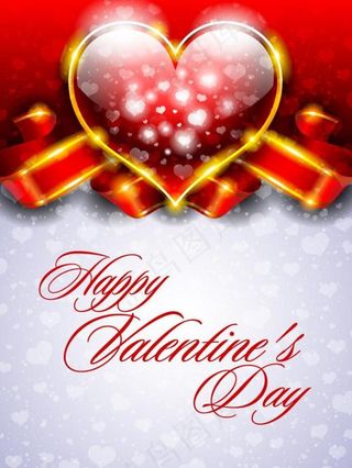 梦幻情人节背景图片