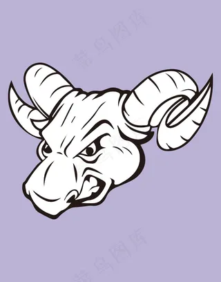 牛头插画