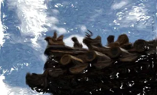 原创手绘故宫图片