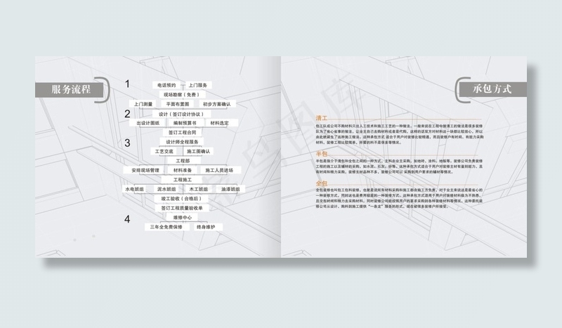广告设计公司企业文化宣传画册设计cdr矢量模版下载