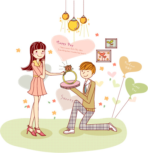 求婚现场的婚礼
