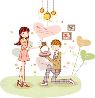 求婚现场的婚礼