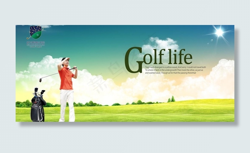 高尔夫海报图片