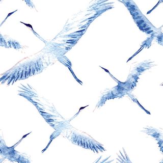 卡通可爱北欧童话梦幻儿童动物无缝平铺背景头像印刷矢量图片素材