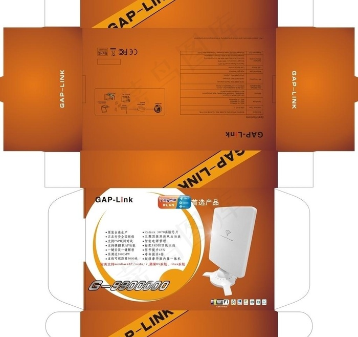 产品包装设计cdr矢量模版下载