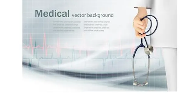 医疗元素背景矢量素材