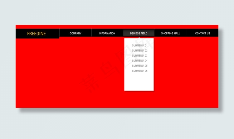 中国红flash设计素材