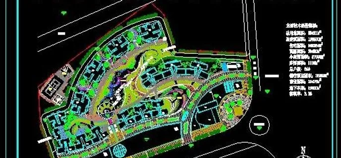 某综合住宅小区规划平面