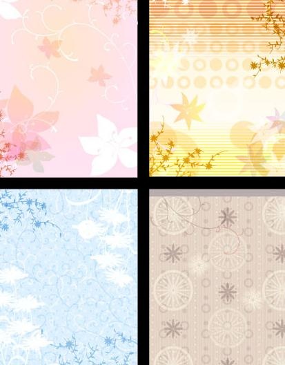 简约花纹移门图案矢量素材