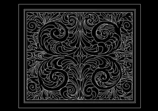 cad 欧式花纹雕塑图片
