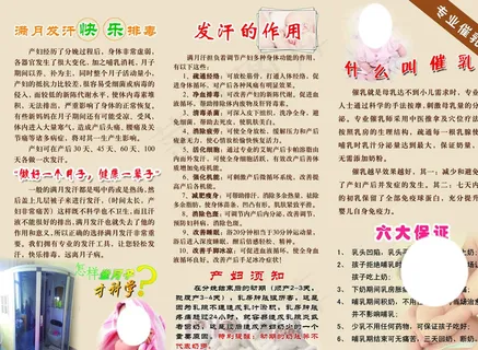 催乳三折页图片