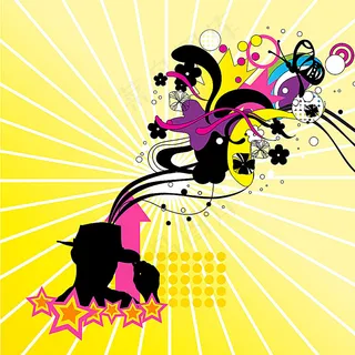 时尚潮流花纹图案