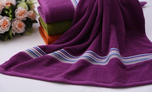 浴巾摄影 浴巾 毛巾图片