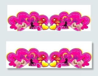 超市情人节吊饰图片