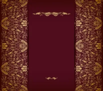 老式的豪华背景花艺术01