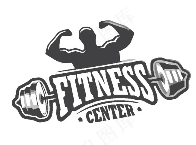 健身logo图片ai矢量模版下载