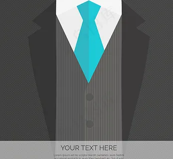 黑色商务西装图片