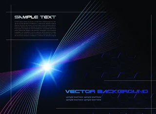 璀璨星光动感背景图片