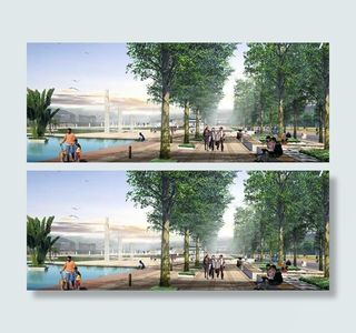 锦绣公园景观效果图t3图片