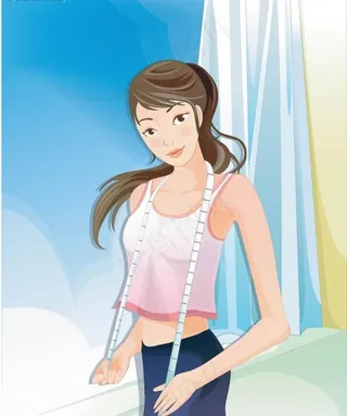 健身瘦身女性图片