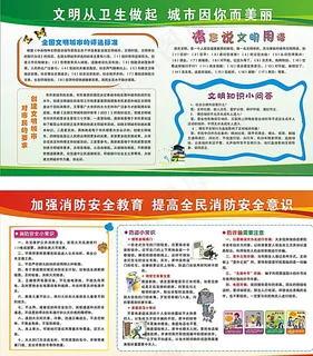 安全文明展板图片
