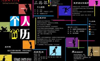 个人简历模板图片