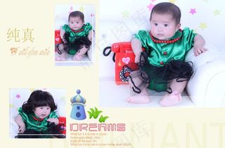 儿童模板摄影图片