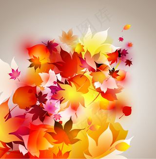 矢量树叶背景设计