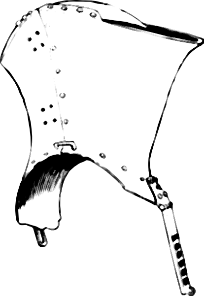 布罗卡氏掌舵的剪贴画