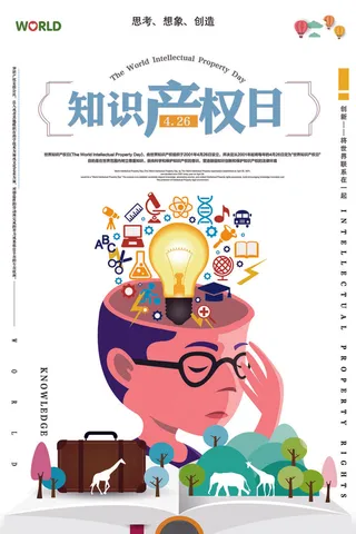 世界知识产权日公益宣传海报